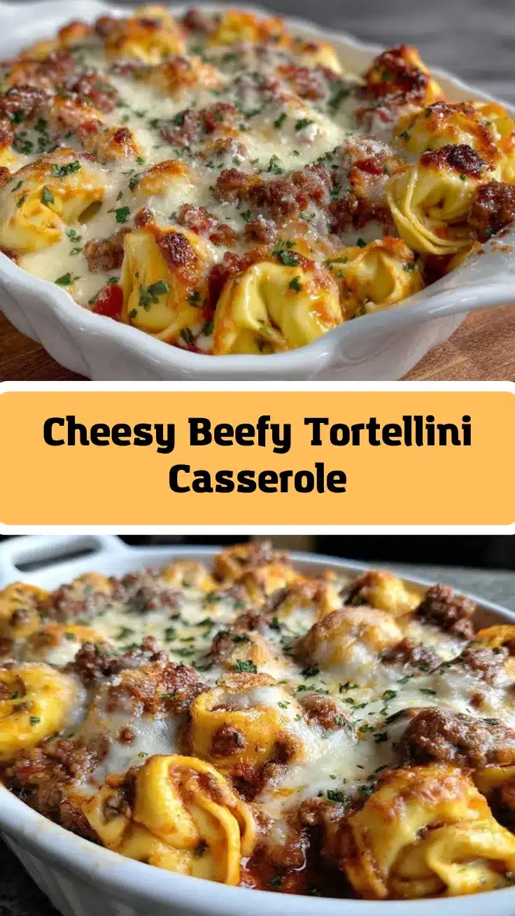 beefy tortellini bake recipe