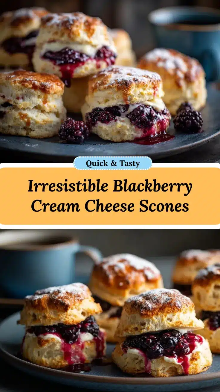 blackberry cream cheese scones recipe