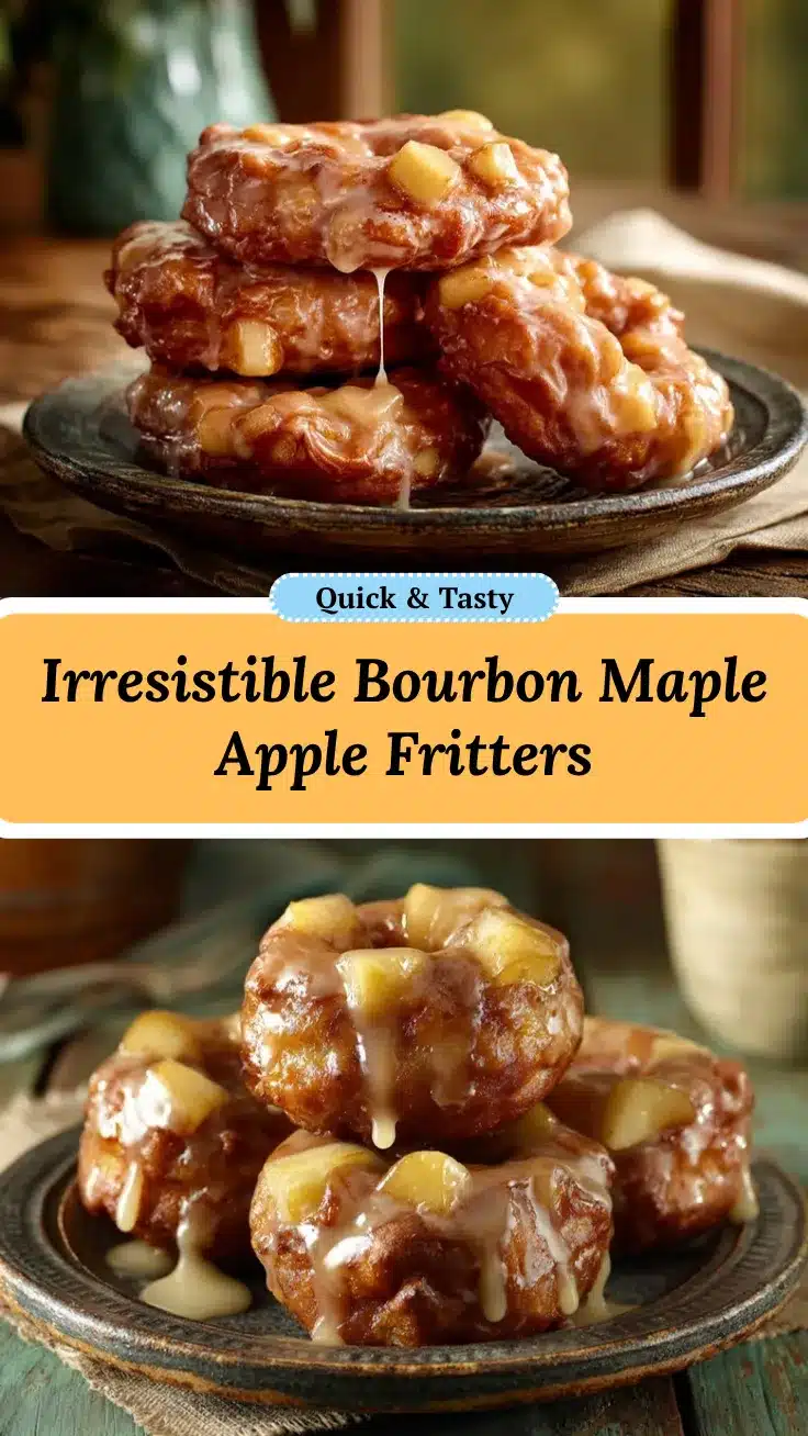 Bourbon Maple Apple Fritters recipe