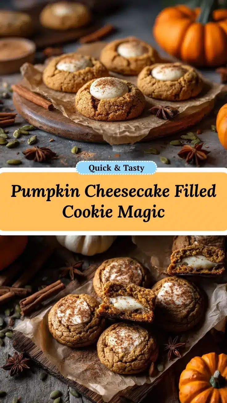 Brown Butter Pumpkin Cheesecake Cookies recipe