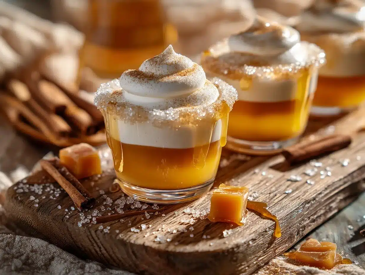 Butterbeer Jello Shots preparation steps