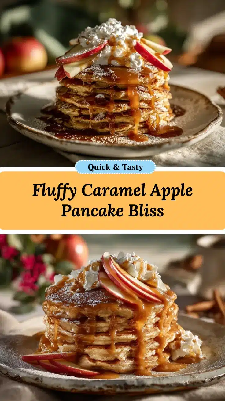 caramel apple pancakes recipe