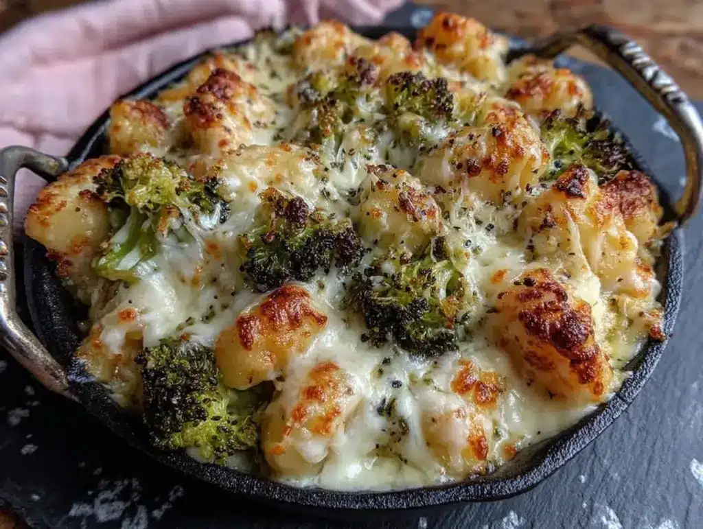 cheesy gnocchi bake - featured image