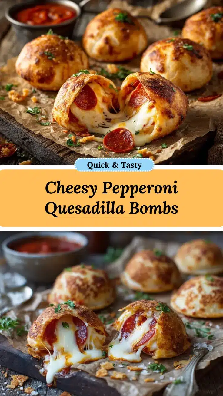 cheesy pepperoni quesadilla bombs recipe
