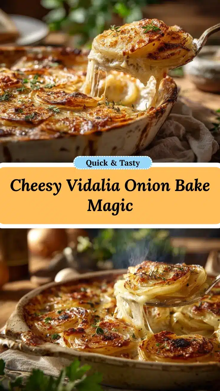 cheesy Vidalia onion casserole recipe