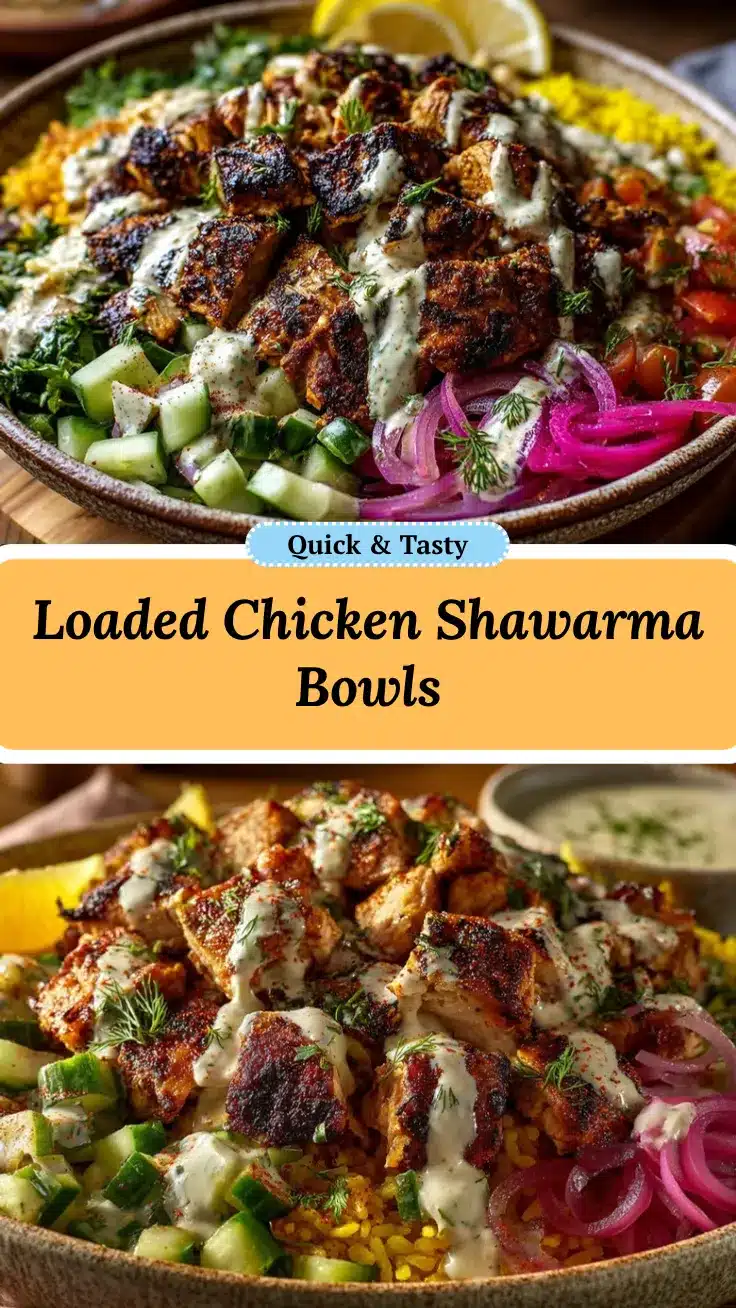 Chicken Shawarma Bowls recipe