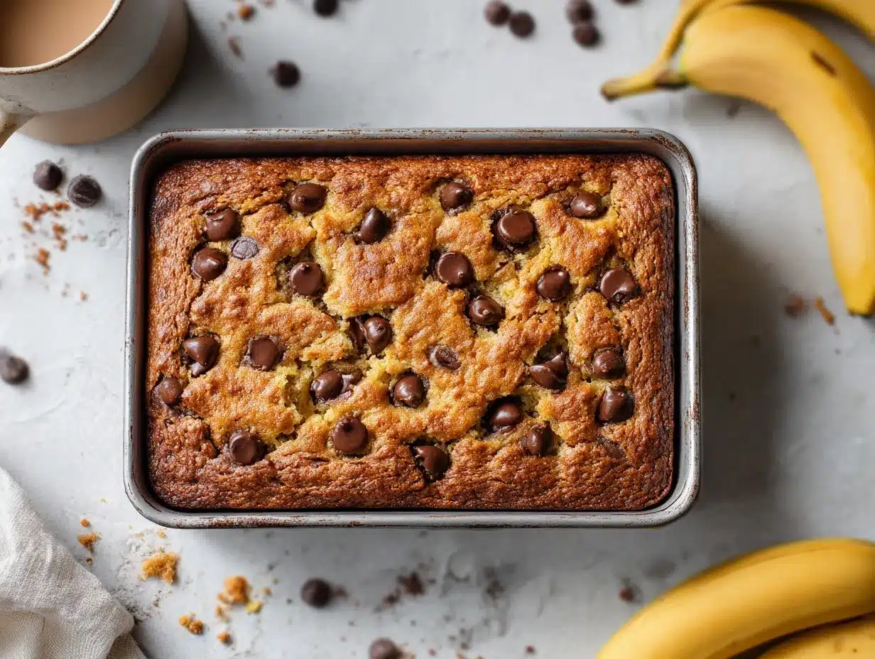 Chunky Chocolate Banana Bread Blondies preparation steps