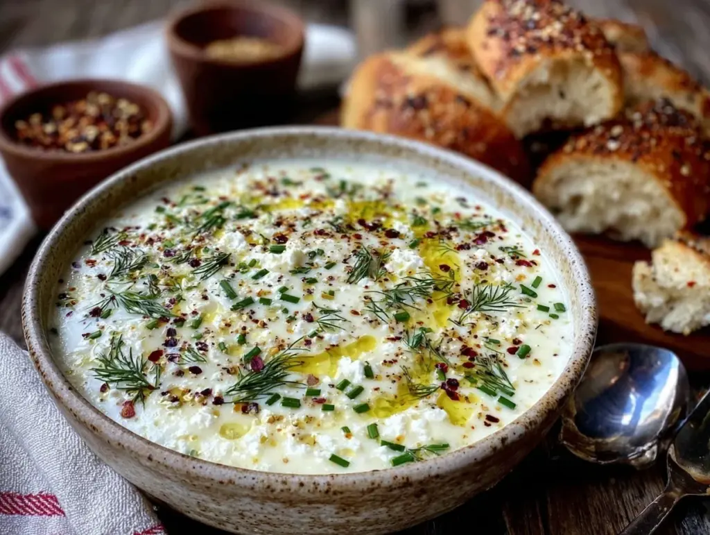 cottage cheese soup - featured image