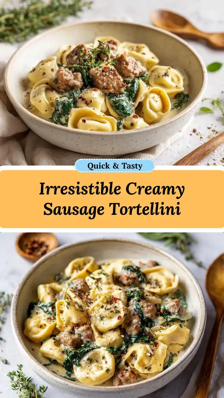creamy sausage tortellini recipe