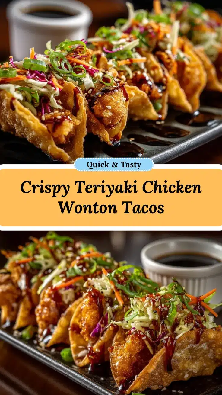 crispy chicken wonton tacos recipe