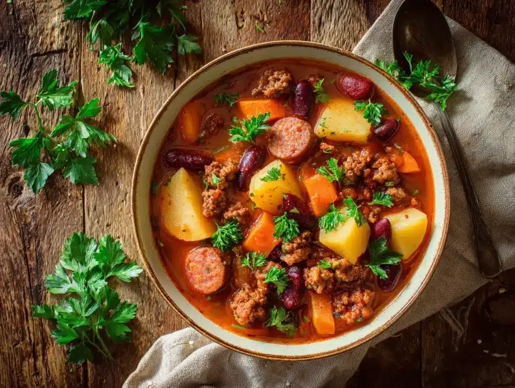 Crockpot Cowboy Stew - featured image
