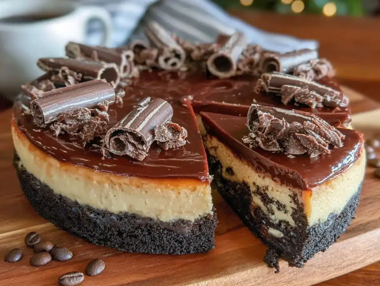 espresso cheesecake preparation steps