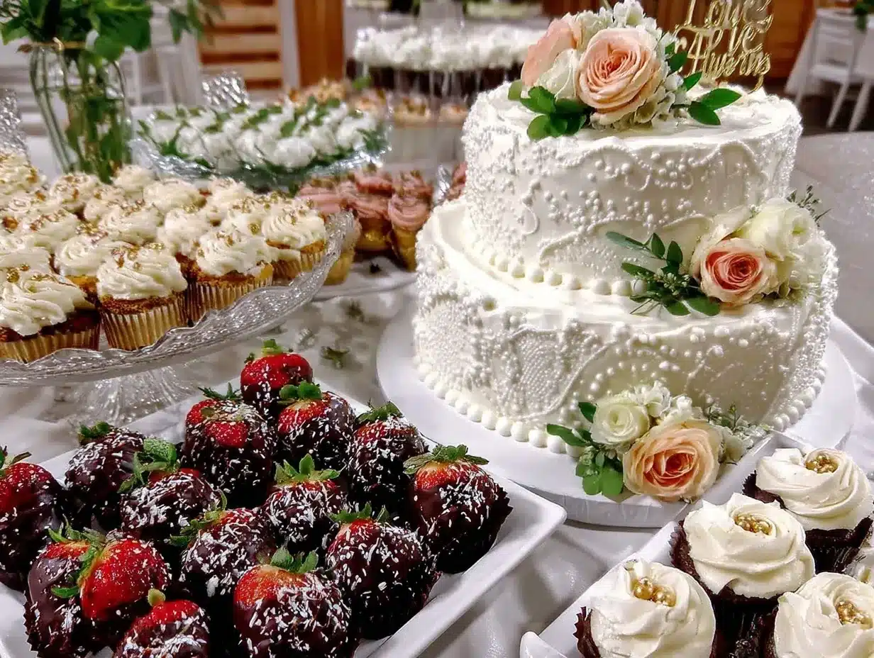 fall wedding desserts preparation steps