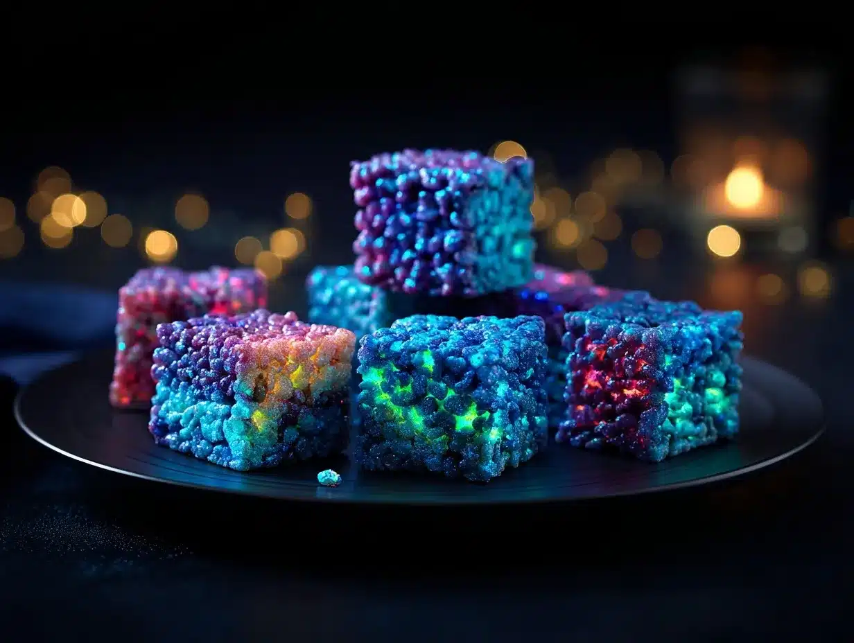 Galaxy Rice Krispies Treats preparation steps