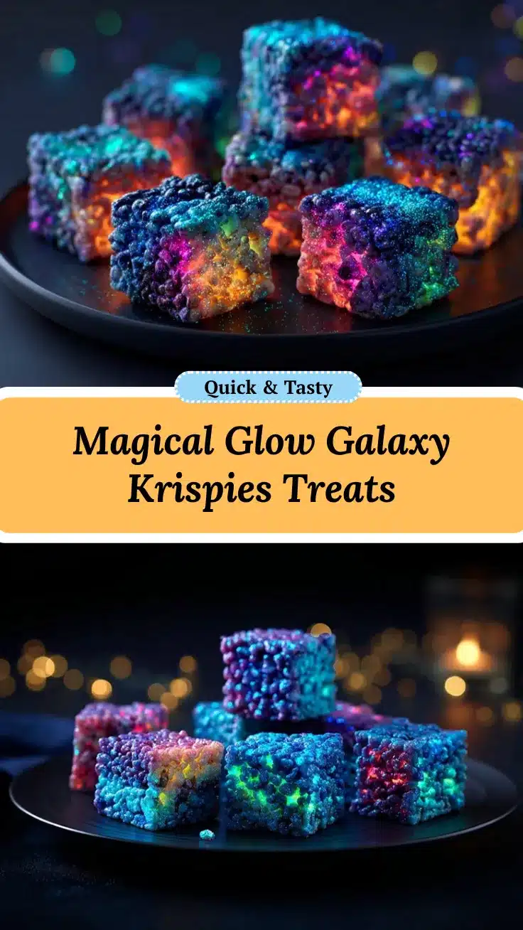Galaxy Rice Krispies Treats recipe