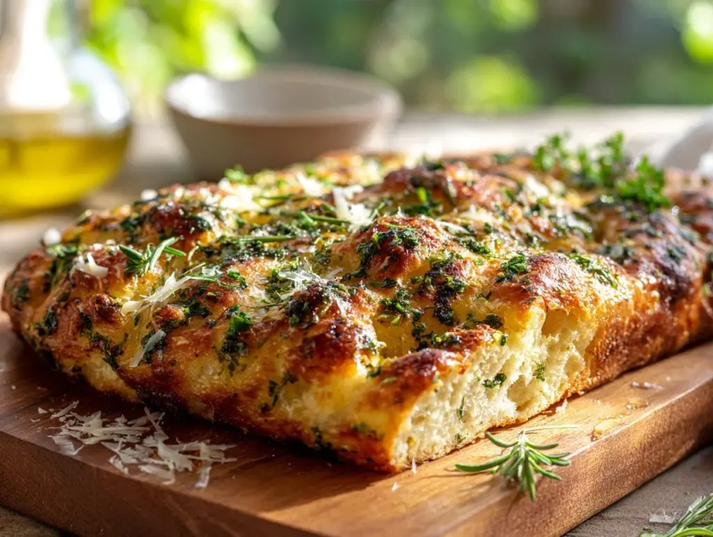 Garlic Parmesan Focaccia - featured image