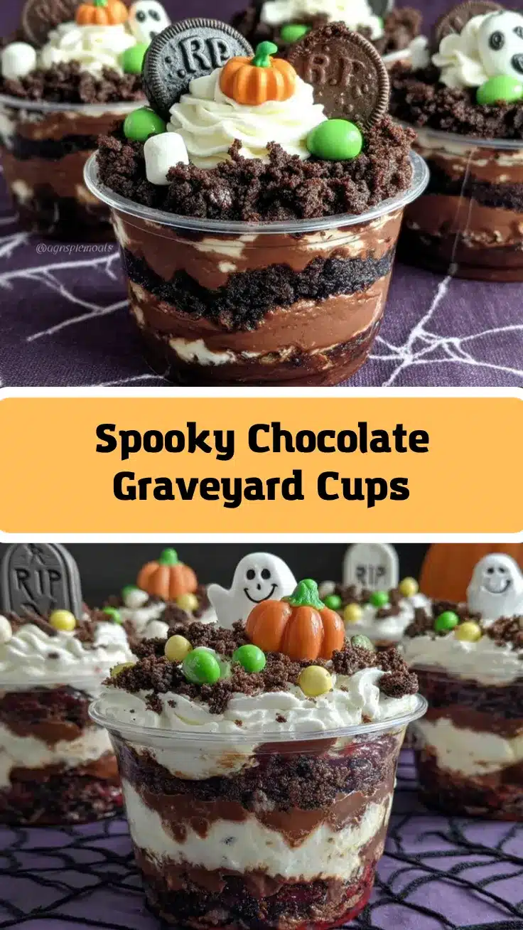 Halloween Dirt Cups recipe
