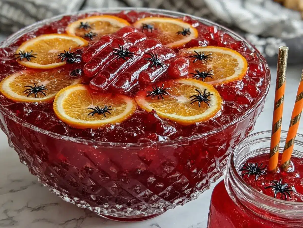 Halloween Punch preparation steps