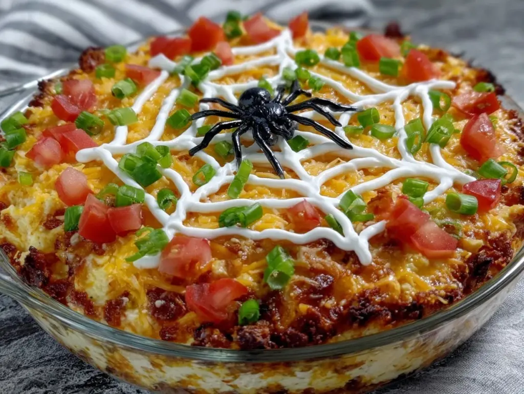 Halloween taco dip - featured image