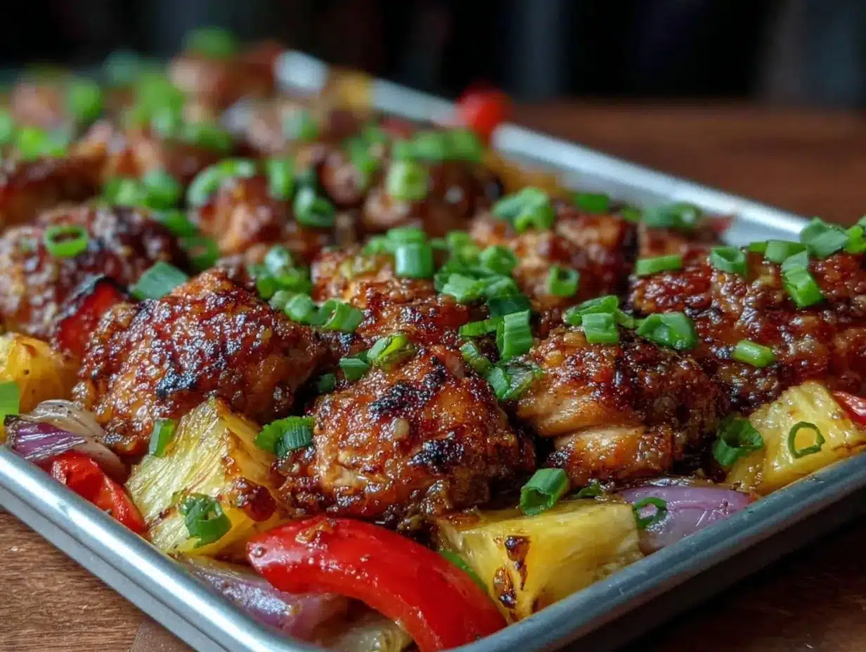 Hawaiian chicken recipe preparation steps