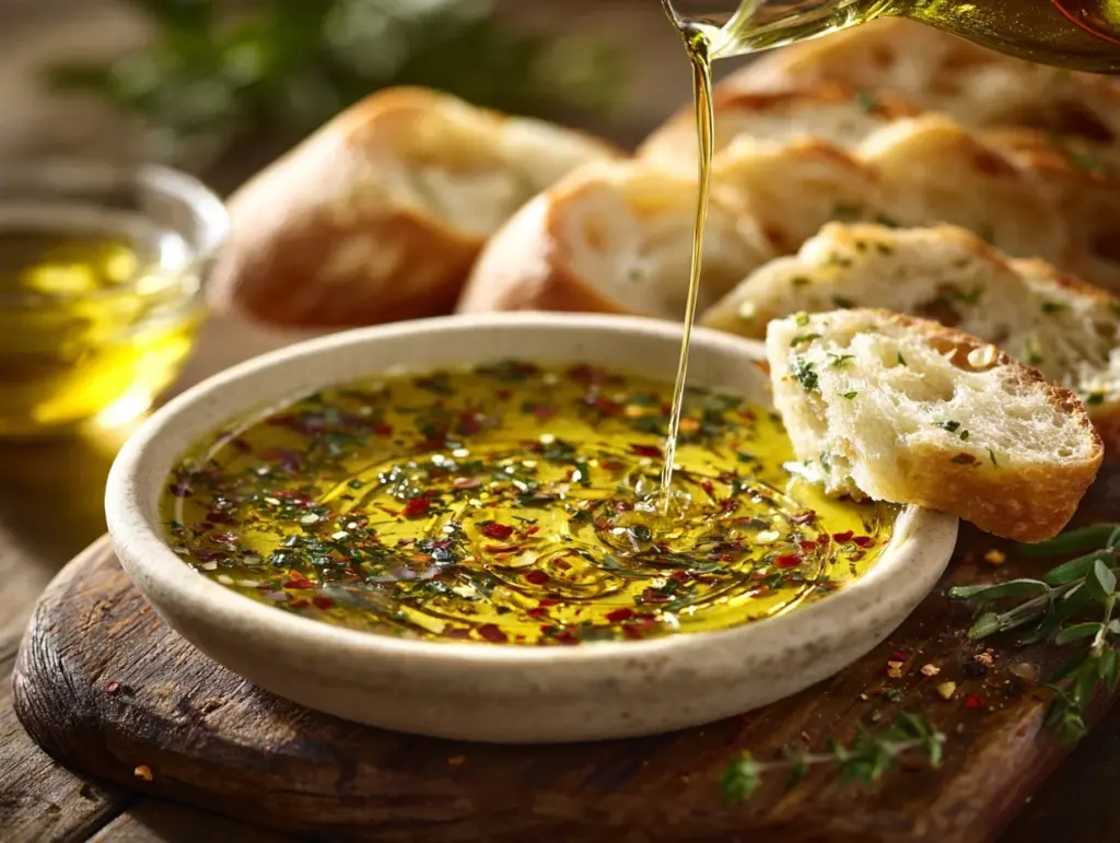 herb-infused olive oil dip - featured image