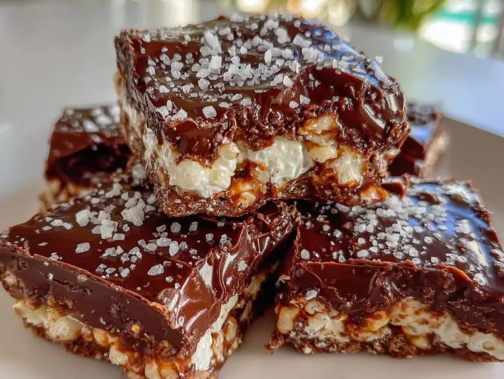 homemade crunch bars - featured image