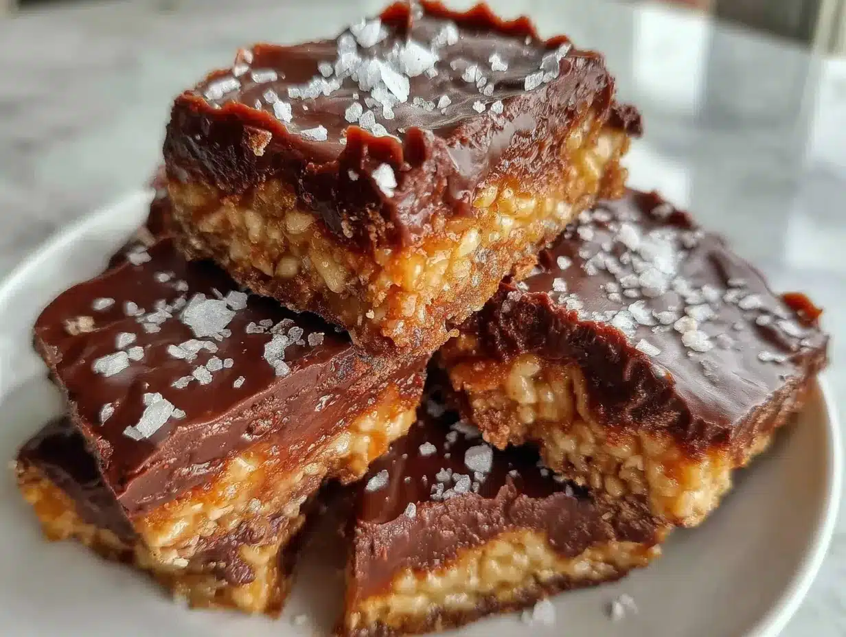 homemade crunch bars preparation steps