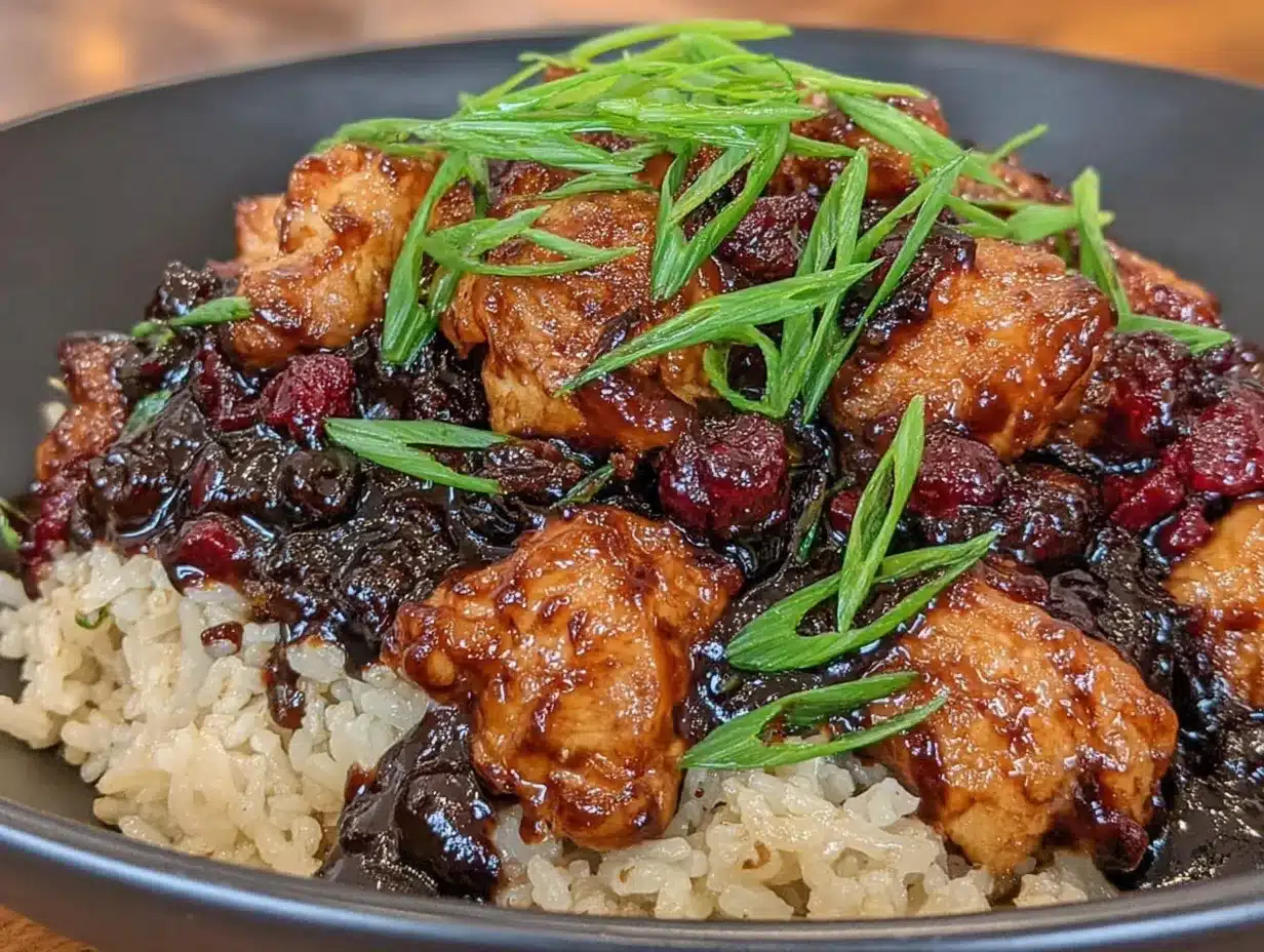 Honey BBQ Chicken Rice preparation steps
