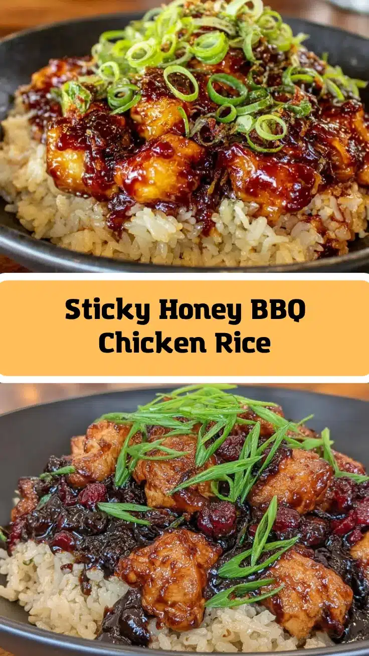 Honey BBQ Chicken Rice recipe