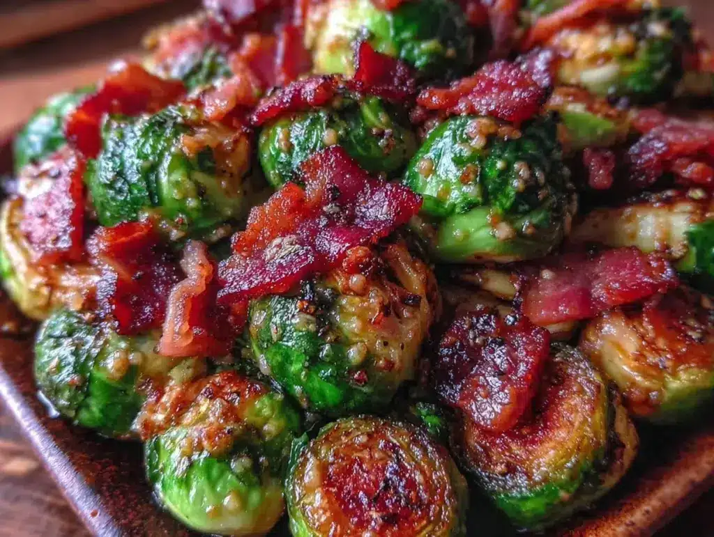 Honey Mustard Brussels Sprouts - featured image