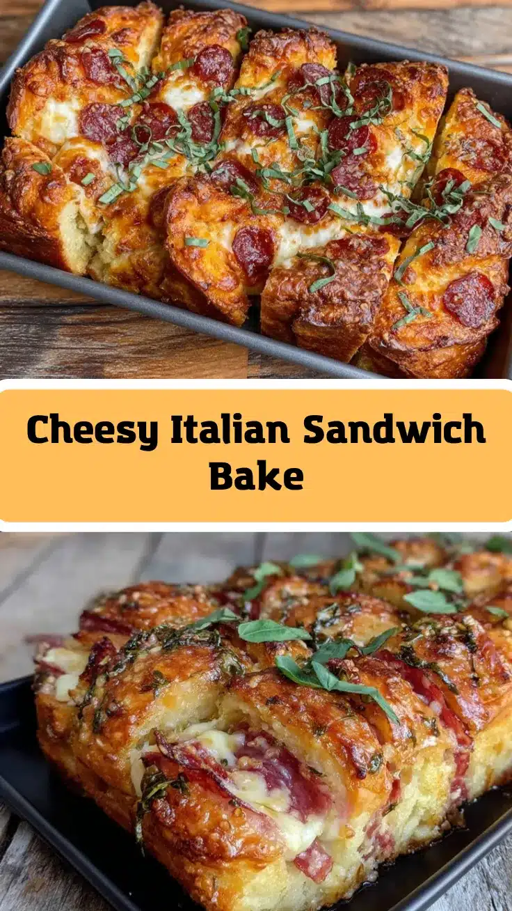 Italian Crescent Roll Sandwich Bake recipe