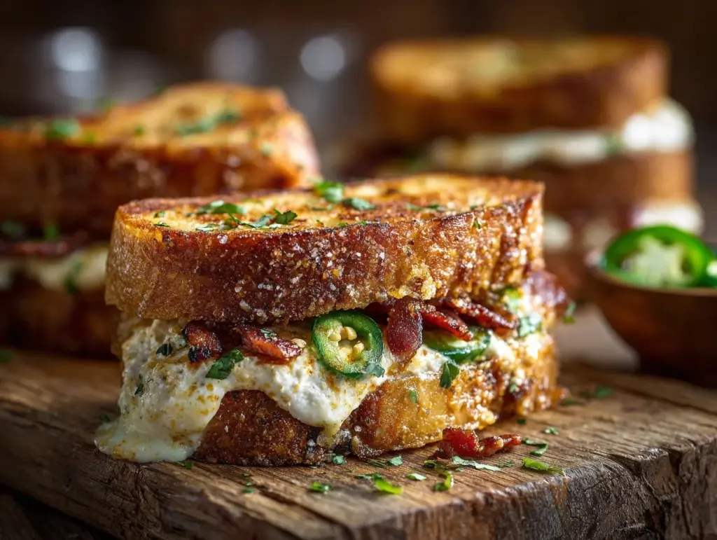jalapeño popper grilled cheese - featured image