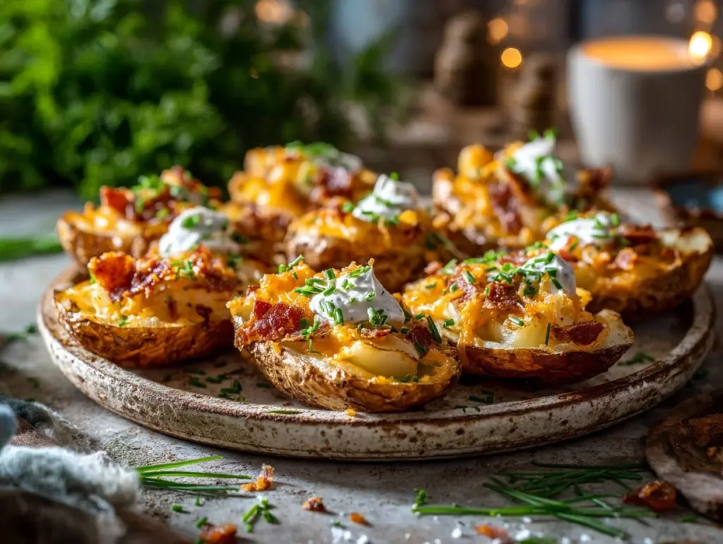 Loaded Bacon Ranch Potato Skins - featured image