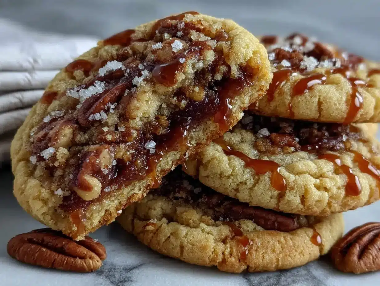 Maple Pecan Pie Stuffed Cookies preparation steps