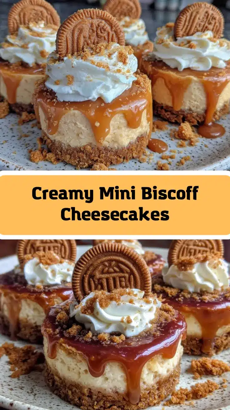 mini Biscoff cheesecakes recipe