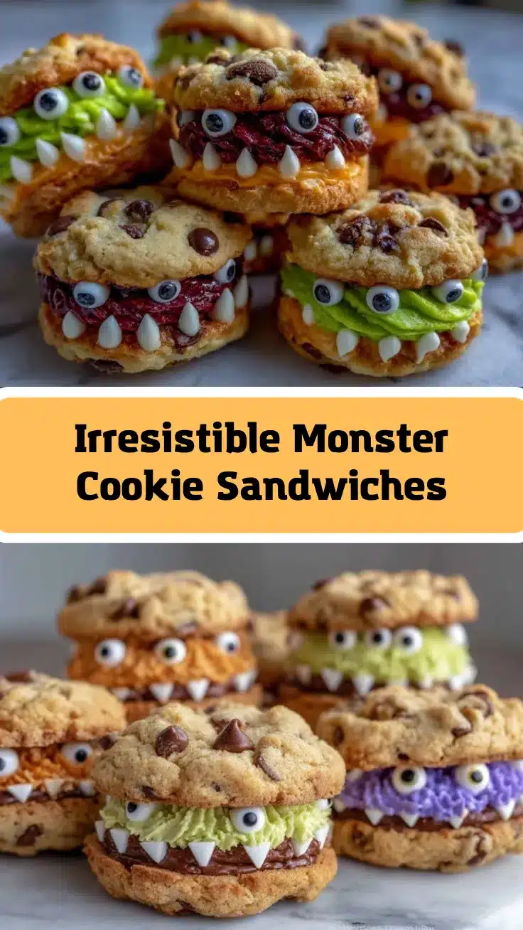 Monster Cookie Sandwiches recipe