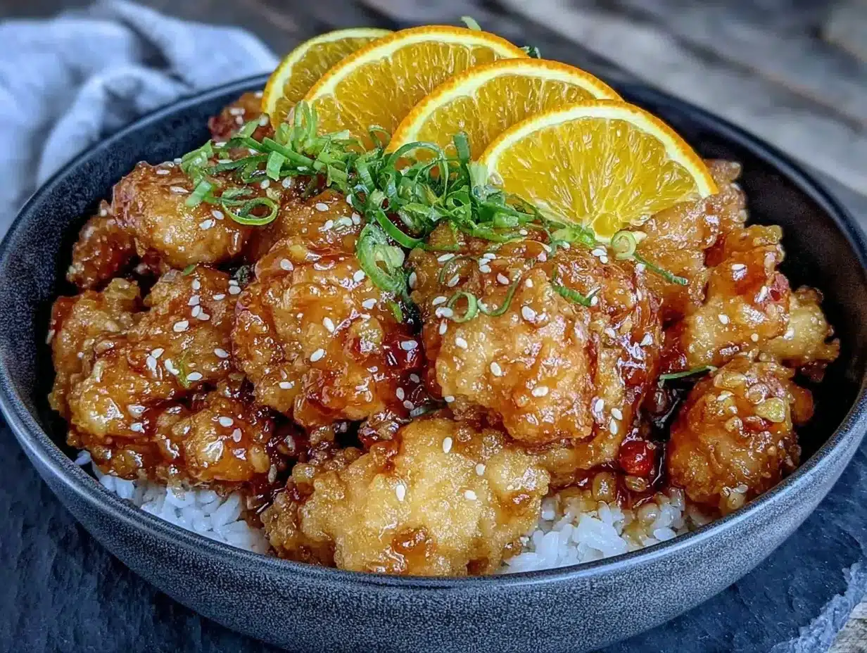 orange chicken recipe preparation steps