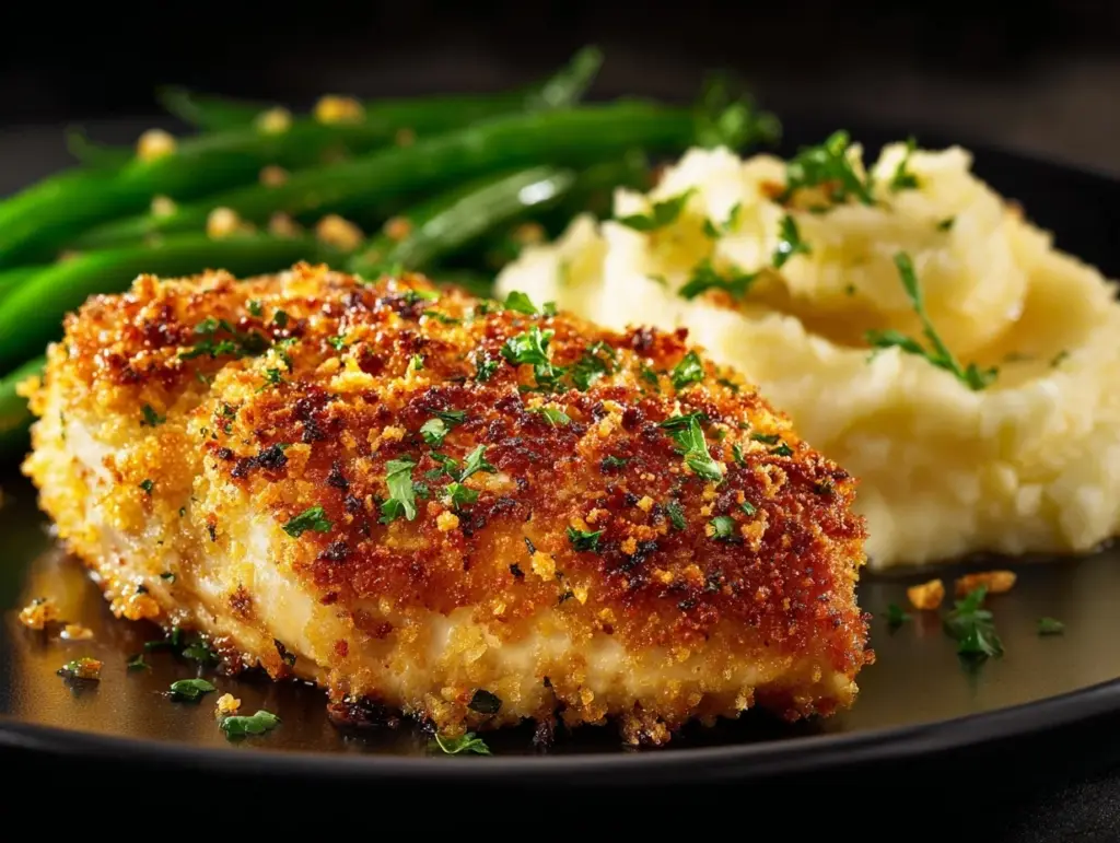 Parmesan crusted chicken - featured image
