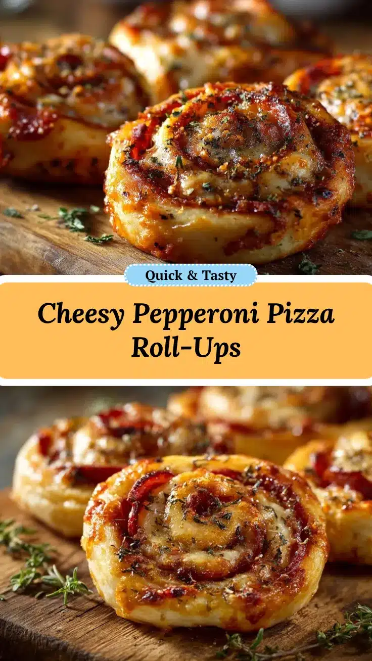 Pepperoni Pizza Pinwheels recipe