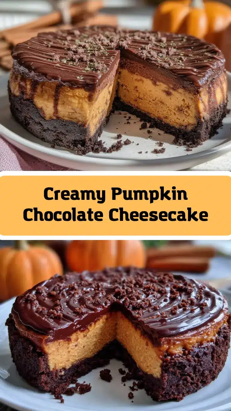pumpkin chocolate cheesecake recipe
