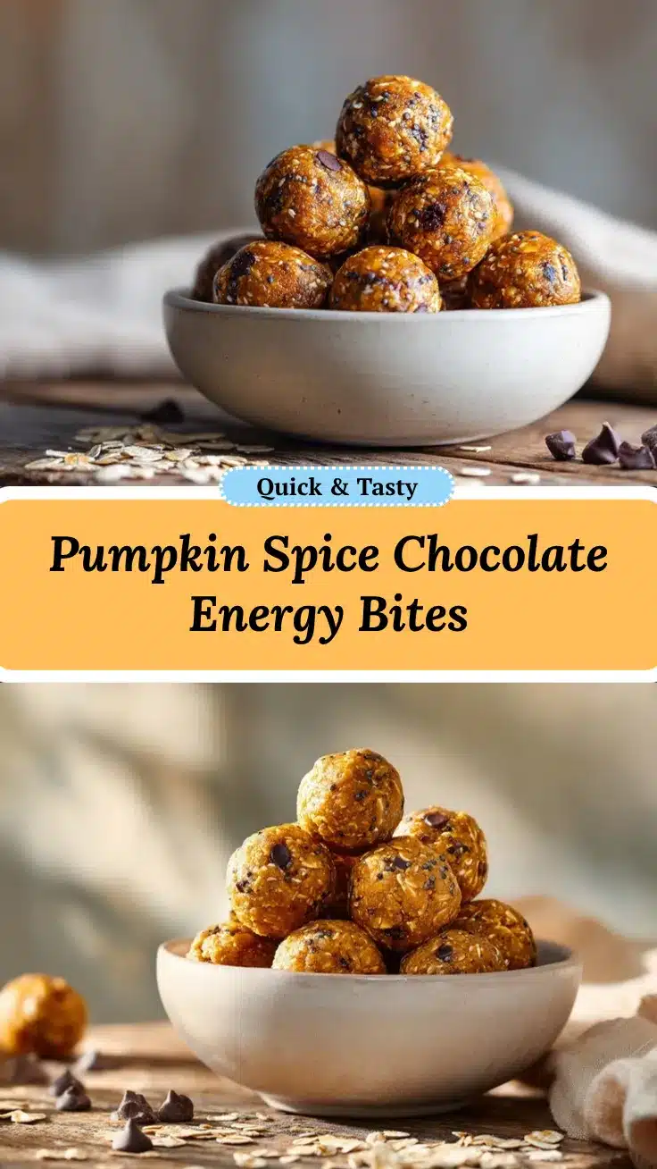 Pumpkin Chocolate Chip Energy Bites recipe