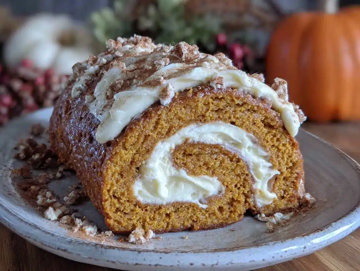 pumpkin roll cake preparation steps