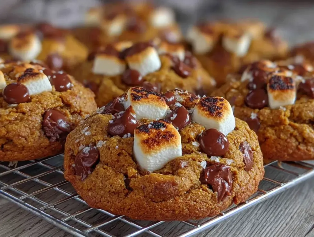 Pumpkin Smores Cookies - featured image