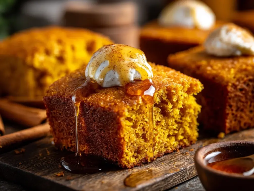 Pumpkin Spice Cornbread - featured image