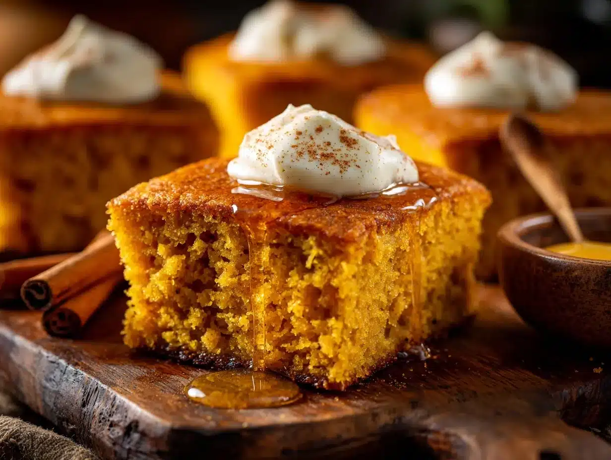 Pumpkin Spice Cornbread preparation steps