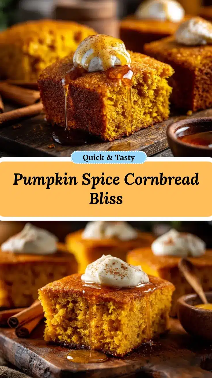 Pumpkin Spice Cornbread recipe