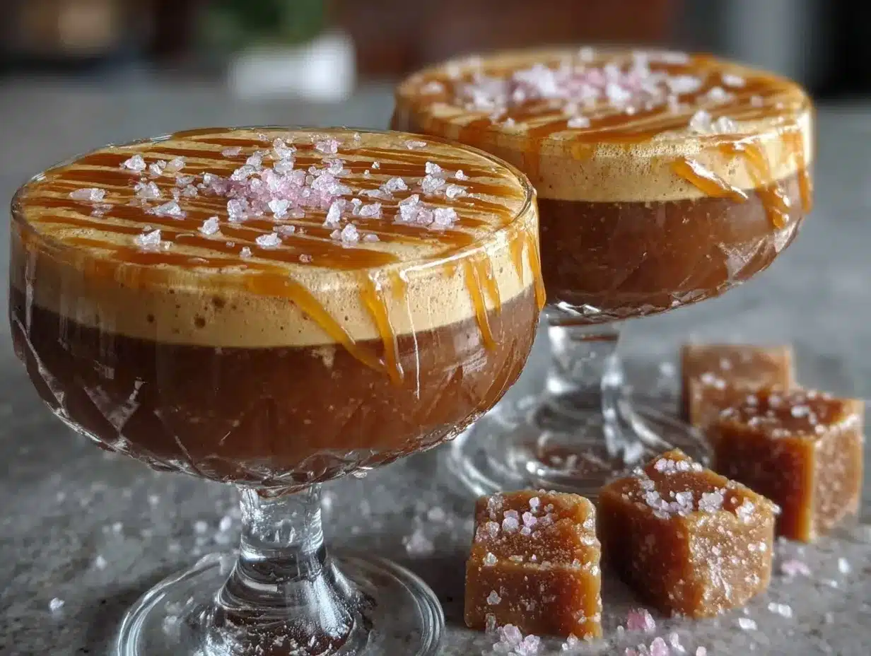 salted caramel espresso martini preparation steps