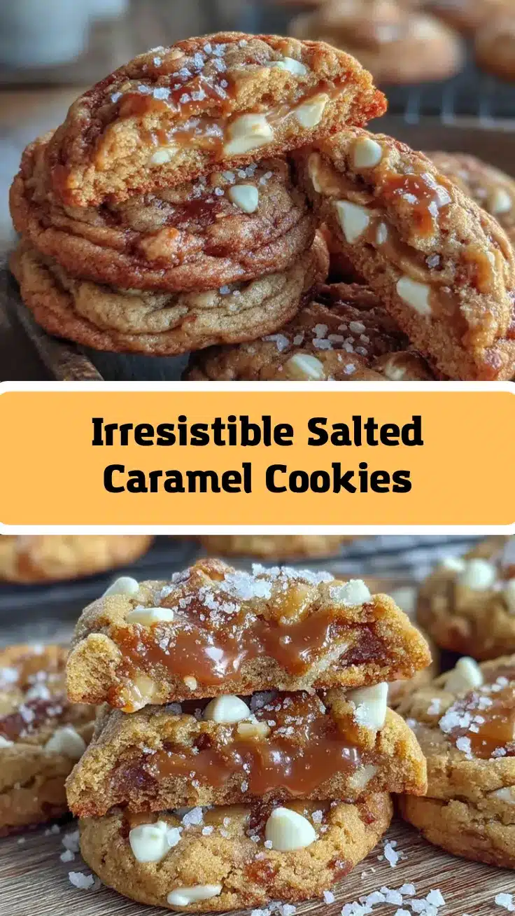 salted caramel toffee cookies recipe