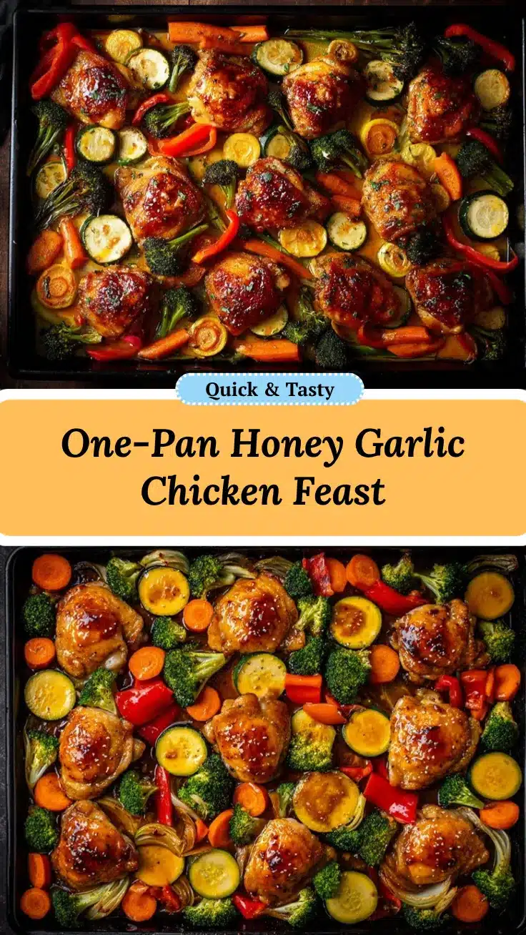 Sheet Pan Honey Garlic Chicken recipe