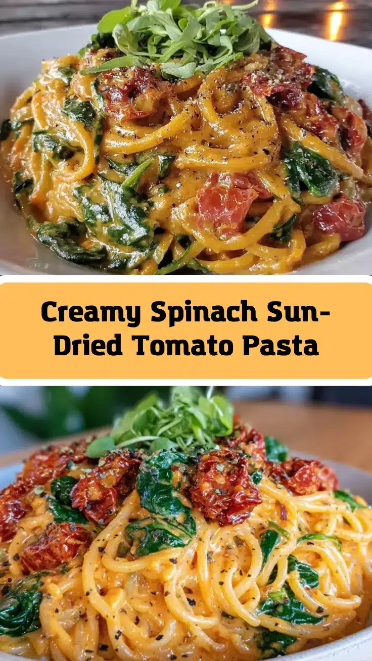 spaghetti with spinach recipe